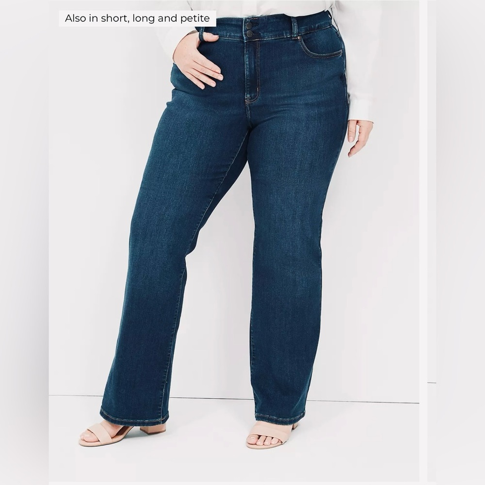NWT Lane Bryant T3 Boot Cut Jeans, 14 Tall, Blue